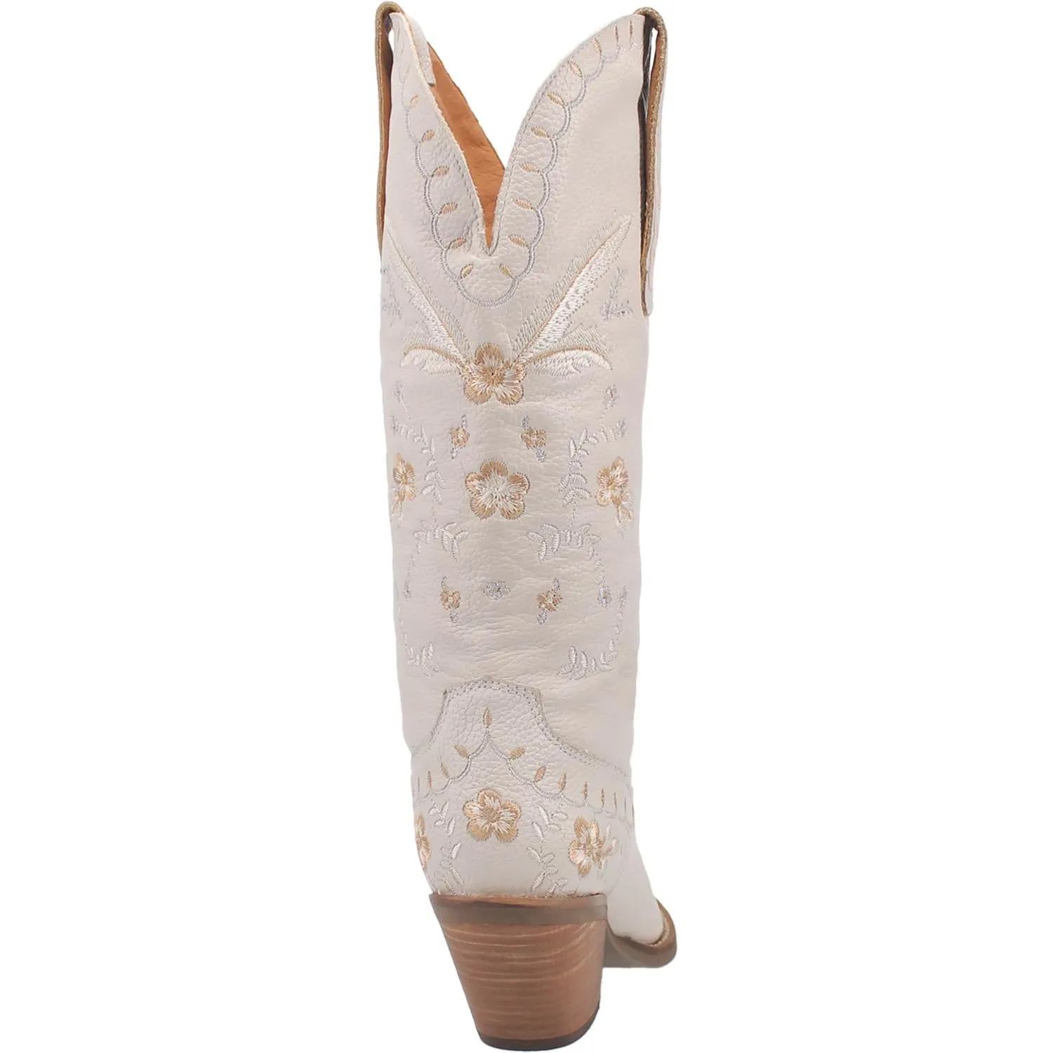 Online Exclusive | Dingo | Full Bloom Cowboy Boot in White **PREORDER