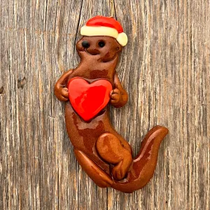 Otter Christmas Ornament