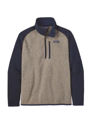 Patagonia Better Sweater Quarter-Zip Men&#x27;s Oar Tan | Personalized Quarter Zip 