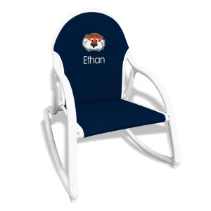 Personalized Auburn Tigers Aubie Rocking Chair