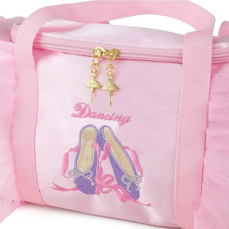 Personalized Ballet Ballerina Girls Dance Duffle Bag