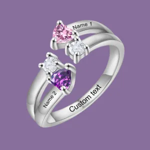 Personalized Birthstone Ring - A Unique Gemstone Jewelry Gift