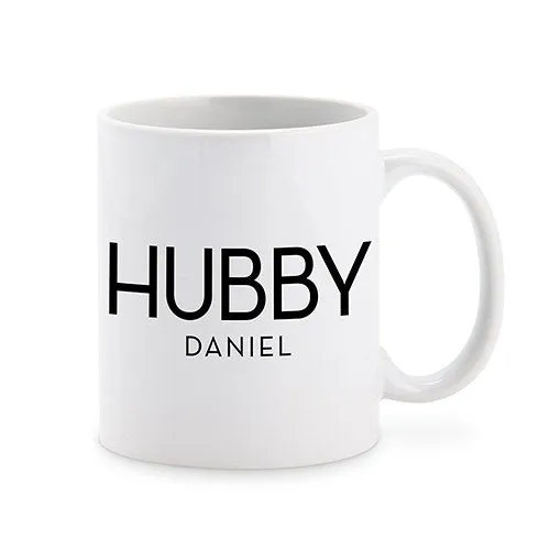 PERSONALIZED COFFEE MUG - HUBBY