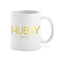 PERSONALIZED COFFEE MUG - HUBBY