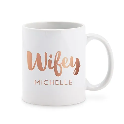 PERSONALIZED COFFEE MUG - WIFEY