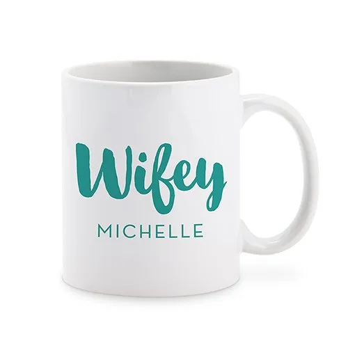 PERSONALIZED COFFEE MUG - WIFEY