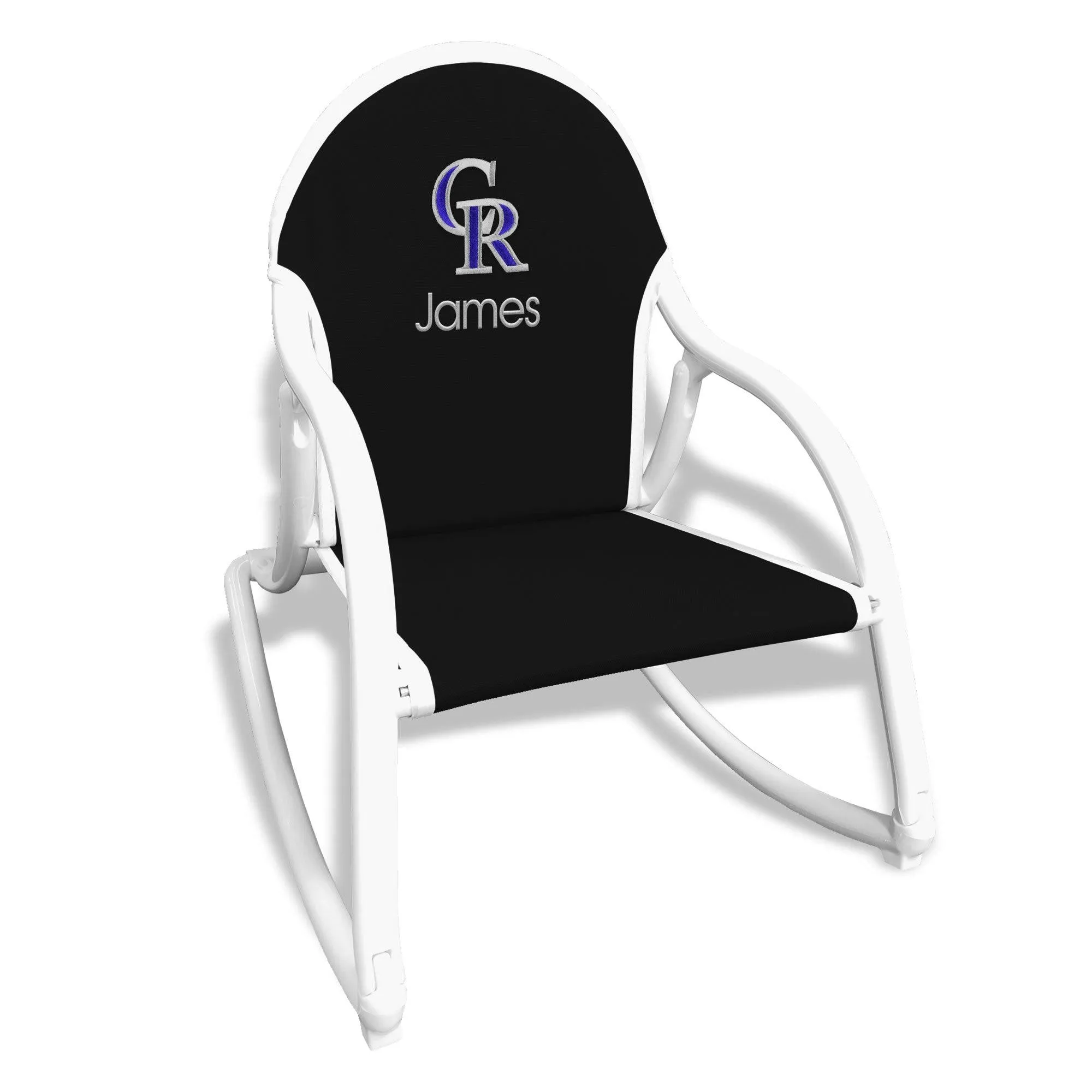 Personalized Colorado Rockies Rocking Chair