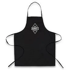 PERSONALIZED KITCHEN APRON - DIAMOND EMBLEM