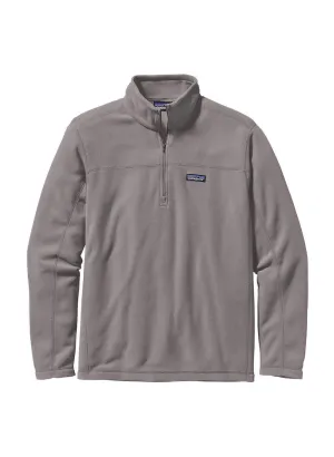 Personalized Men&#x27;s Patagonia Feather Grey Micro D Quarter-Zip Custom Logo