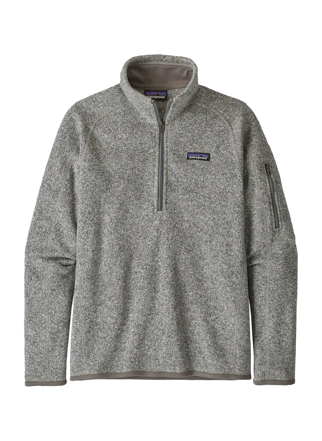 Personalized Patagonia Women&#x27;s Birch White Better Sweater Quarter-Zip Pullover Custom Logo 