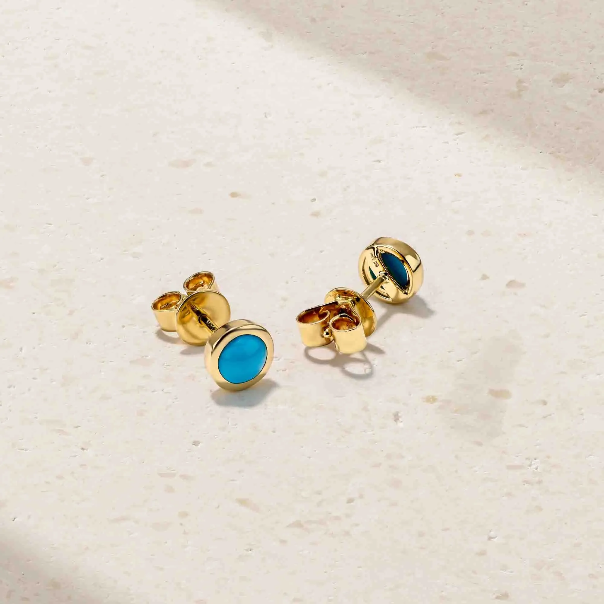 Petite Bubble Turquoise Stud Earring