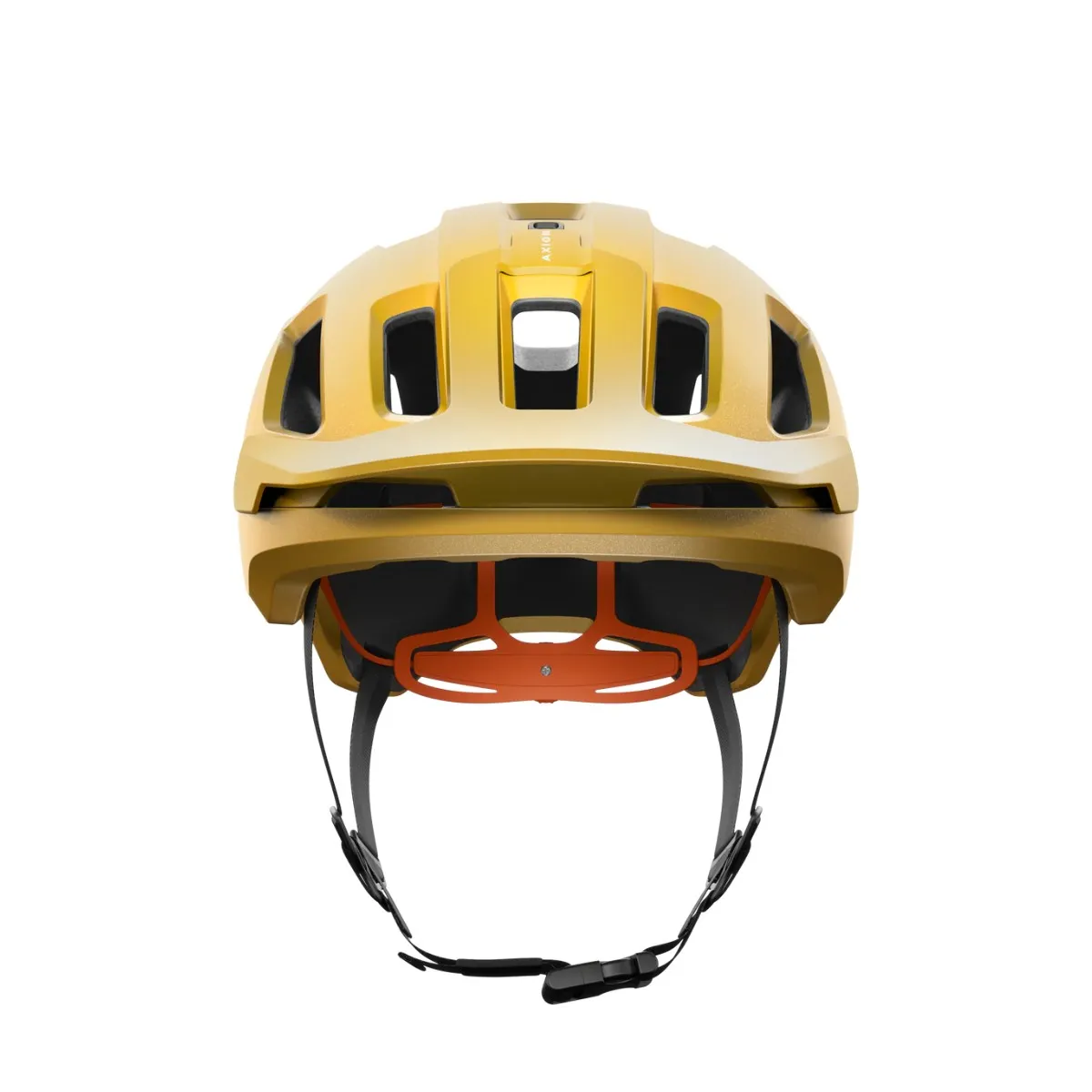 POC Axion Race MIPS Helmet Dark Yellow Matte