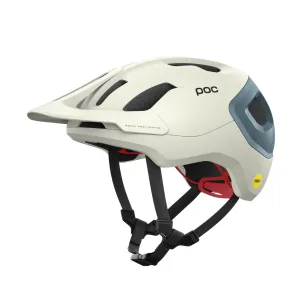 POC Axion Race MIPS Helmet White Matte Blue