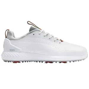 Puma IGNITE PWRADAPT Leather 2.0 Spiked Shoes - White