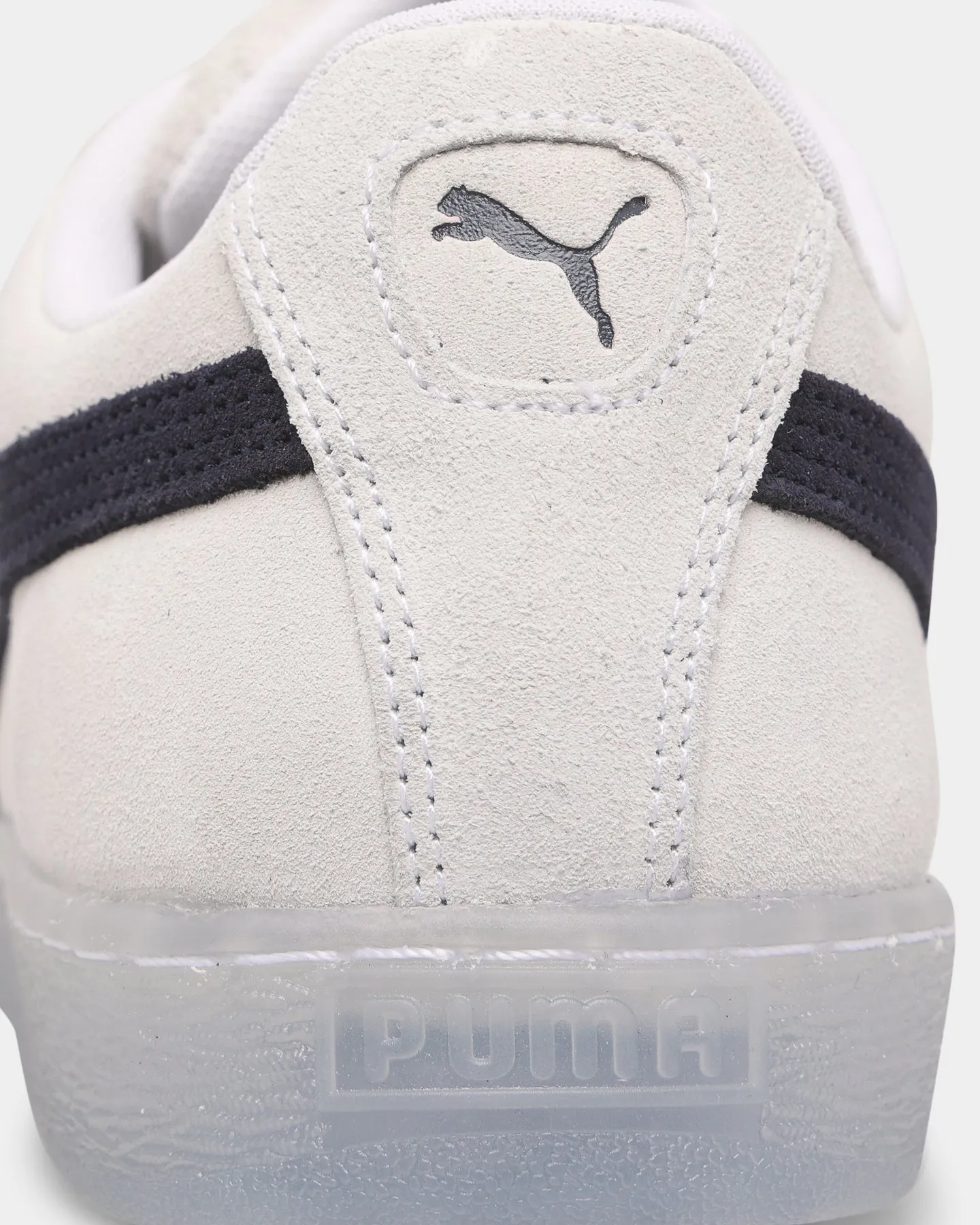 Puma Suede Translucent Shoes Puma White-Puma Black-Translucent