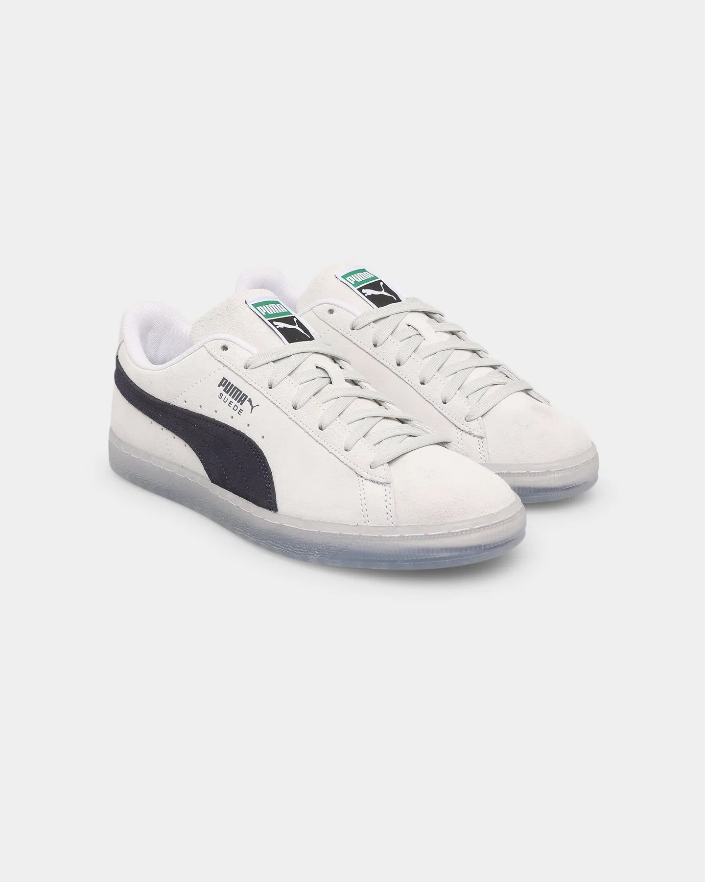 Puma Suede Translucent Shoes Puma White-Puma Black-Translucent