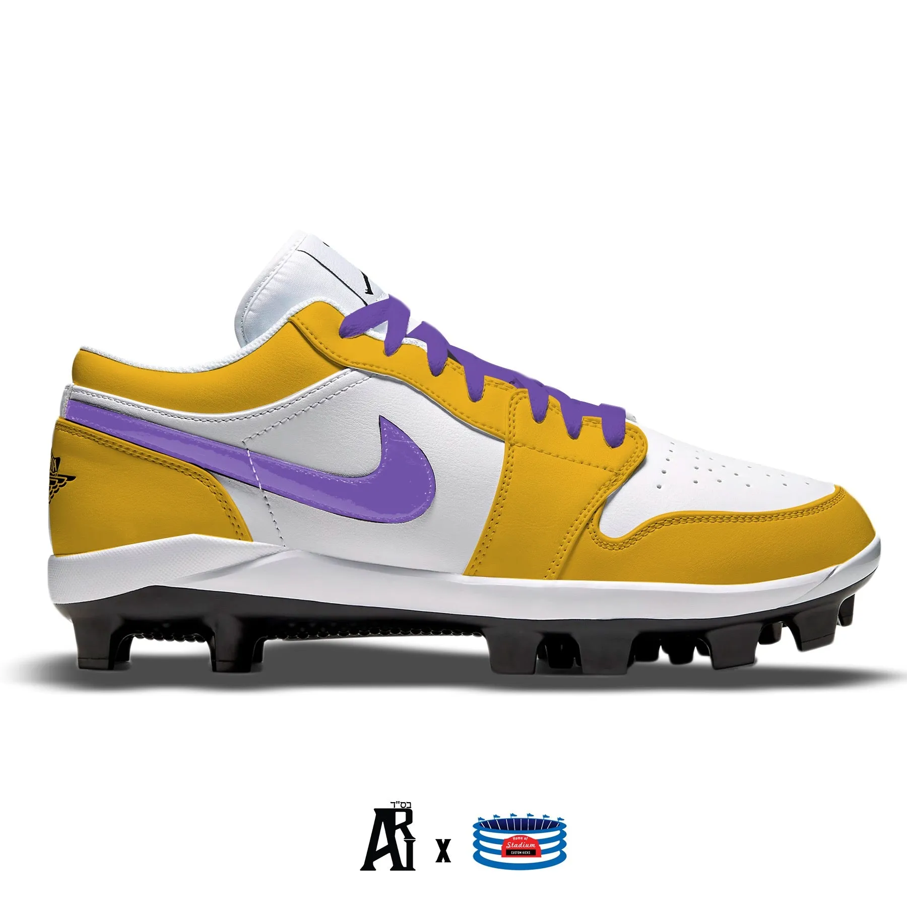 "LA" Jordan 1 Retro Cleats