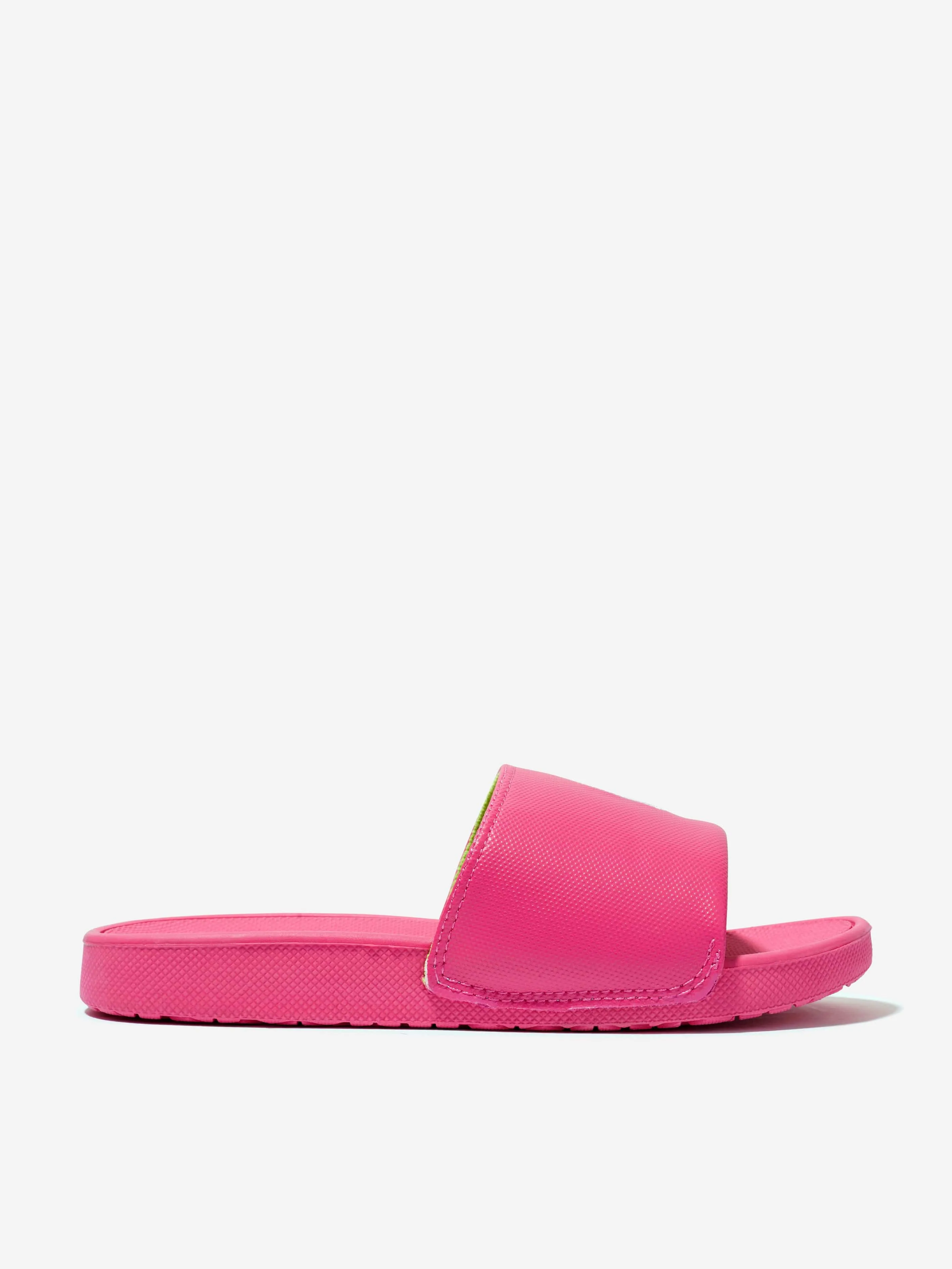 Ralph Lauren Girls Cayson II Sliders in Pink