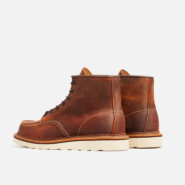 Red Wing Men's Classic Moc 6-inch Boot 1907 In Copper Rough and Tough Leather