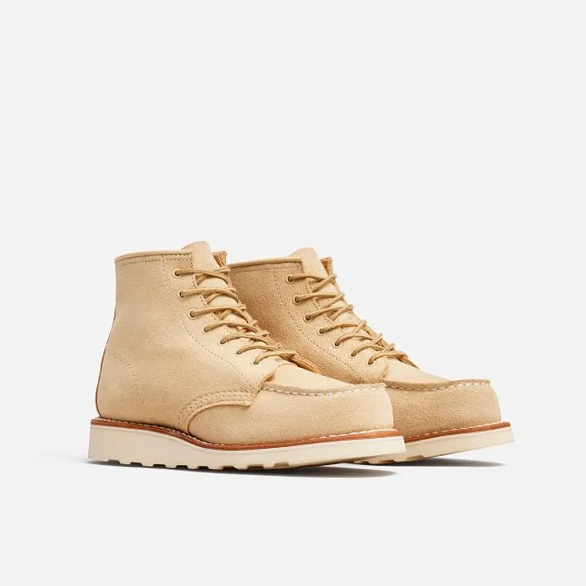 Red Wing Women's 6-Inch Classic Moc 3328 in Cream