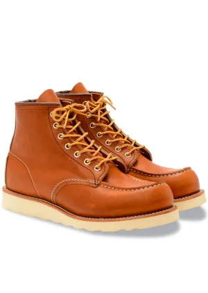 Redwing Men's 6" Classic Moc Toe Boots