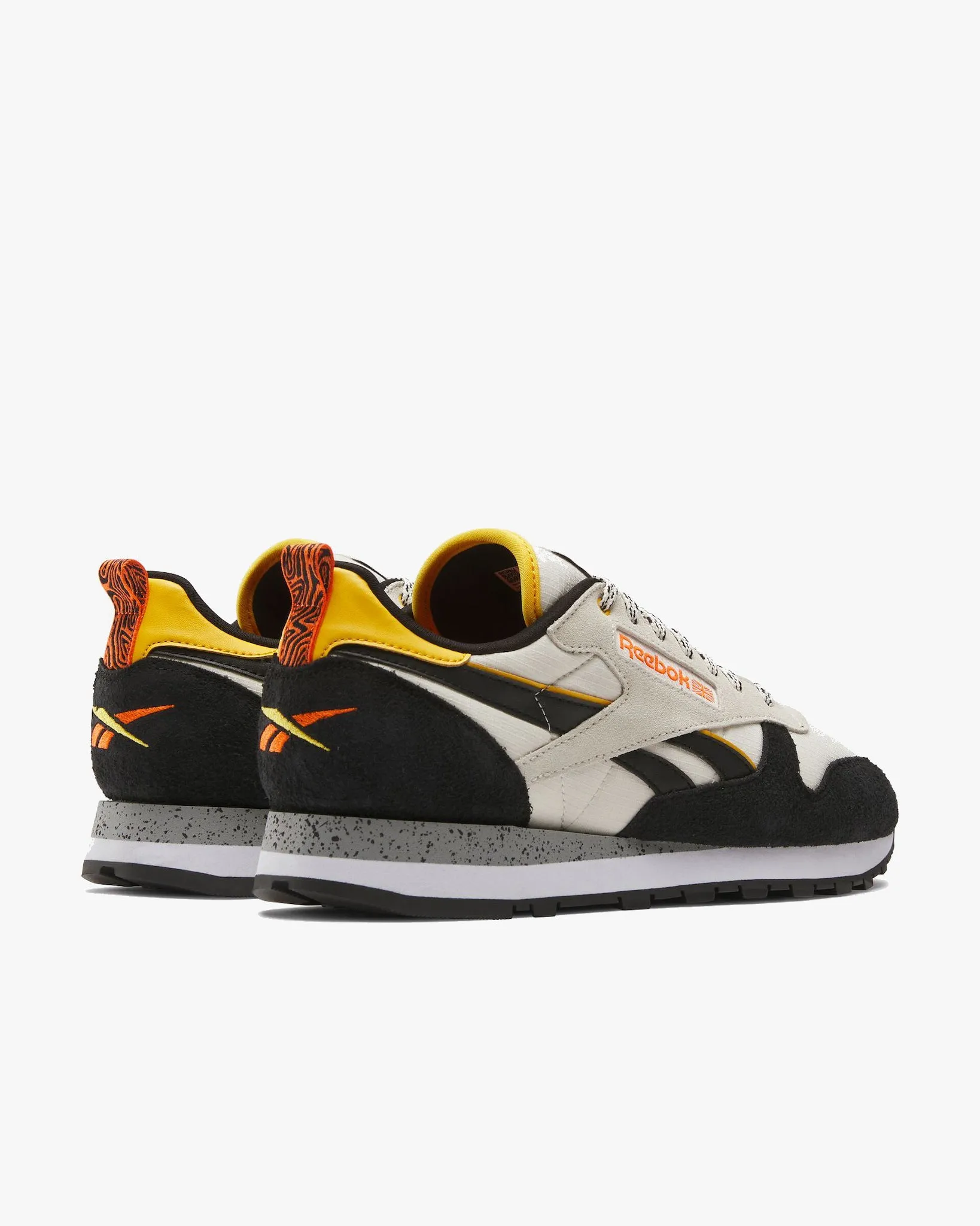 Reebok Classic Leather - Alabaster / Black / Fierce Gold