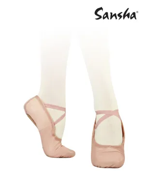 Sansha Pro 1L Leather Split Sole Slippers