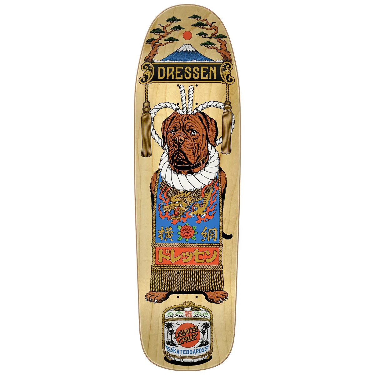 Santa Cruz - Eric Dressen Sumo Dog 9.3 Skateboard Deck