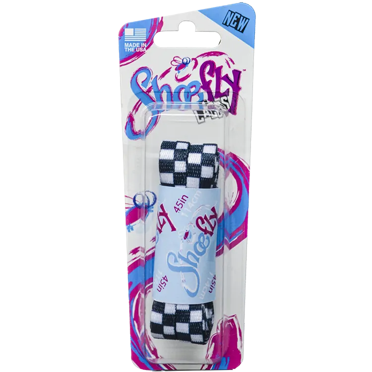 ShoeFlys ® Fashion Laces | Checkerboard Printed