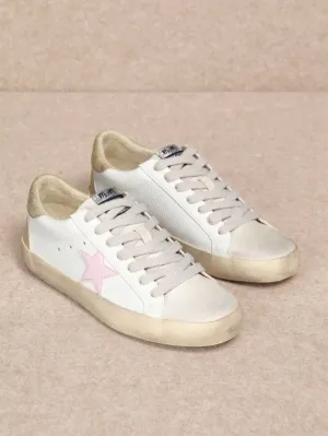 Sofia Pink Star Suede Sneaker