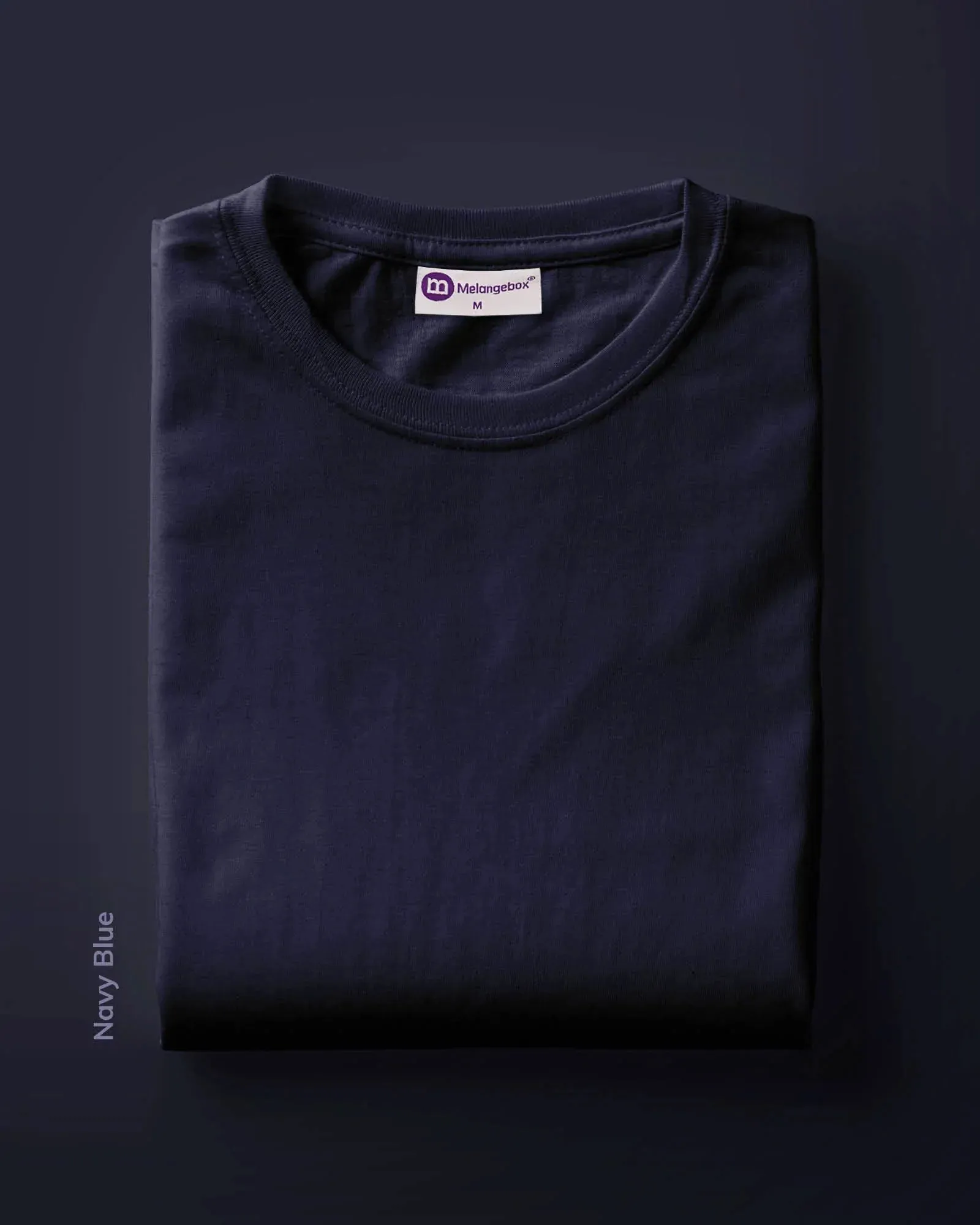 Solid Pack of 7: Half Sleeves Crew Neck