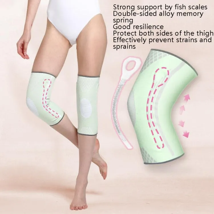 Sports Knee Pads Training Running Knee Thin Protective Cover, Specification: S(Sakura Powder)