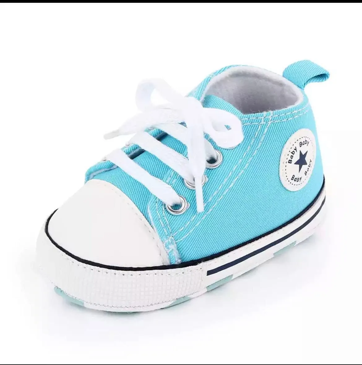 Star Born - Unisex Baby Sneakers Like Converse