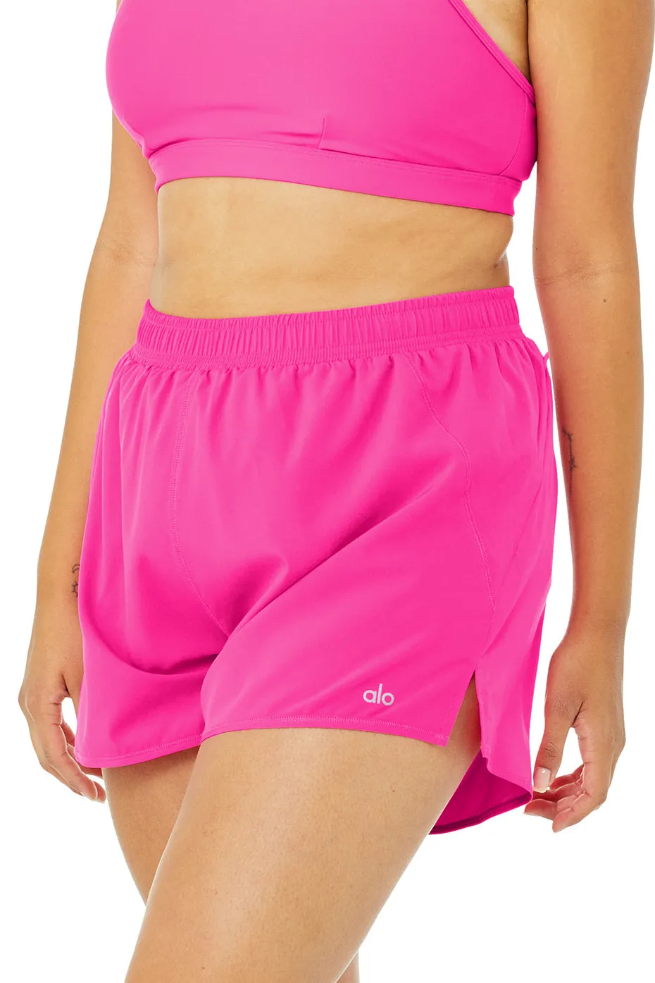 Stride Running Short - Neon Pink