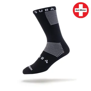 Sub4 Performance 3/4 Crew Cycling Sock - Black