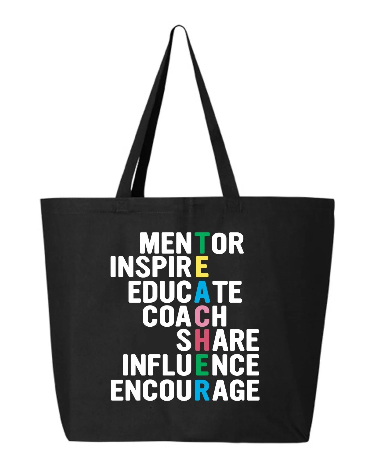 Teacher Spelled Out - Educational Tote Bag