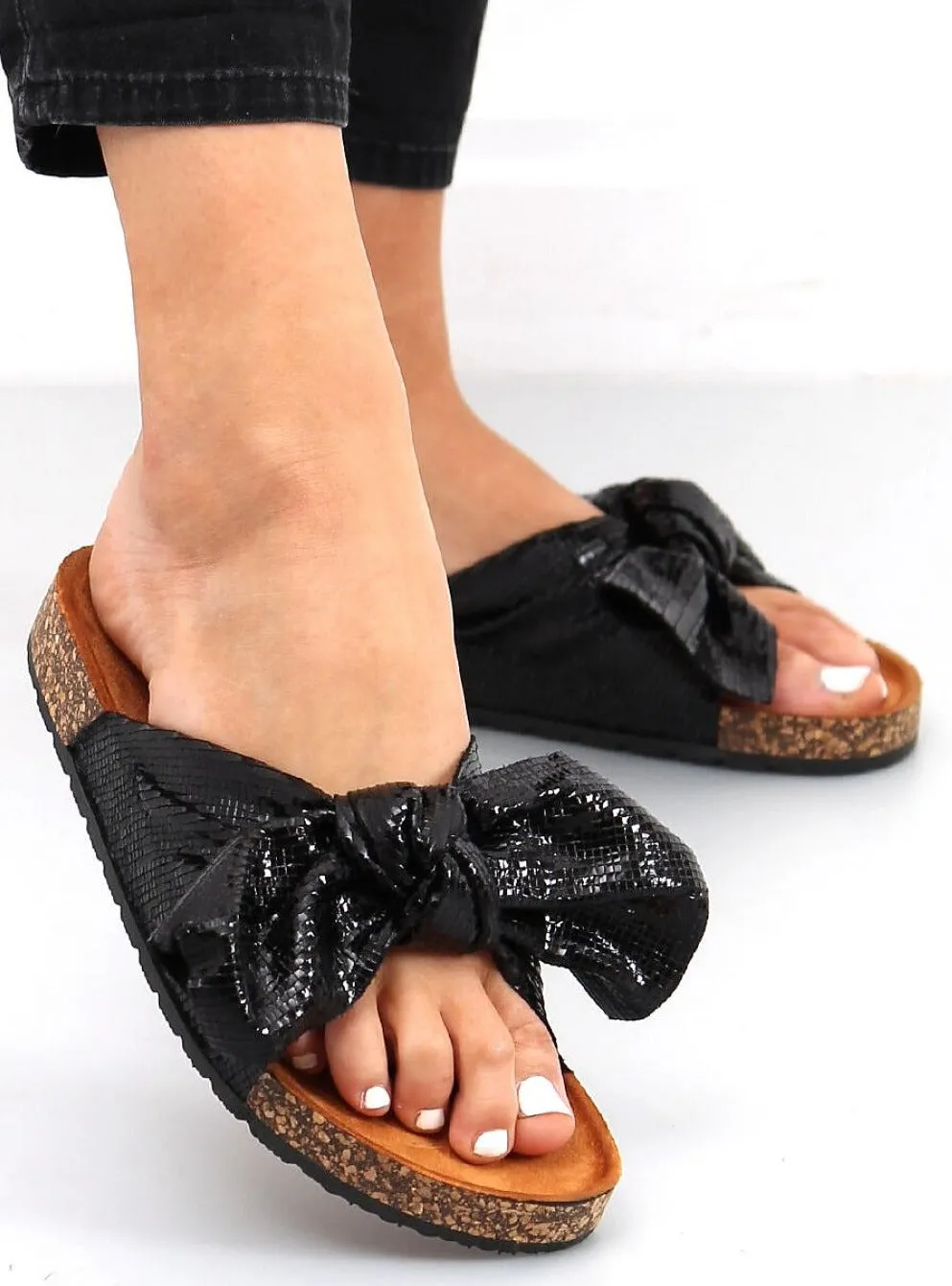 TEEK - Black Knot Tied Cork Slides