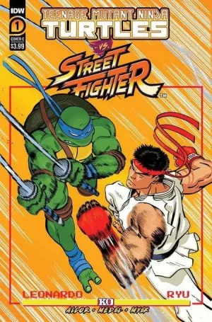 Teenage Mutant Ninja Turtles Vs. Street Fighter #1 Variant C (Reilly)