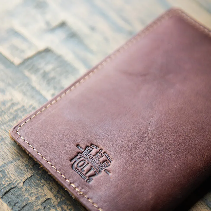 The Expedition Personalized Leather Passport Cover