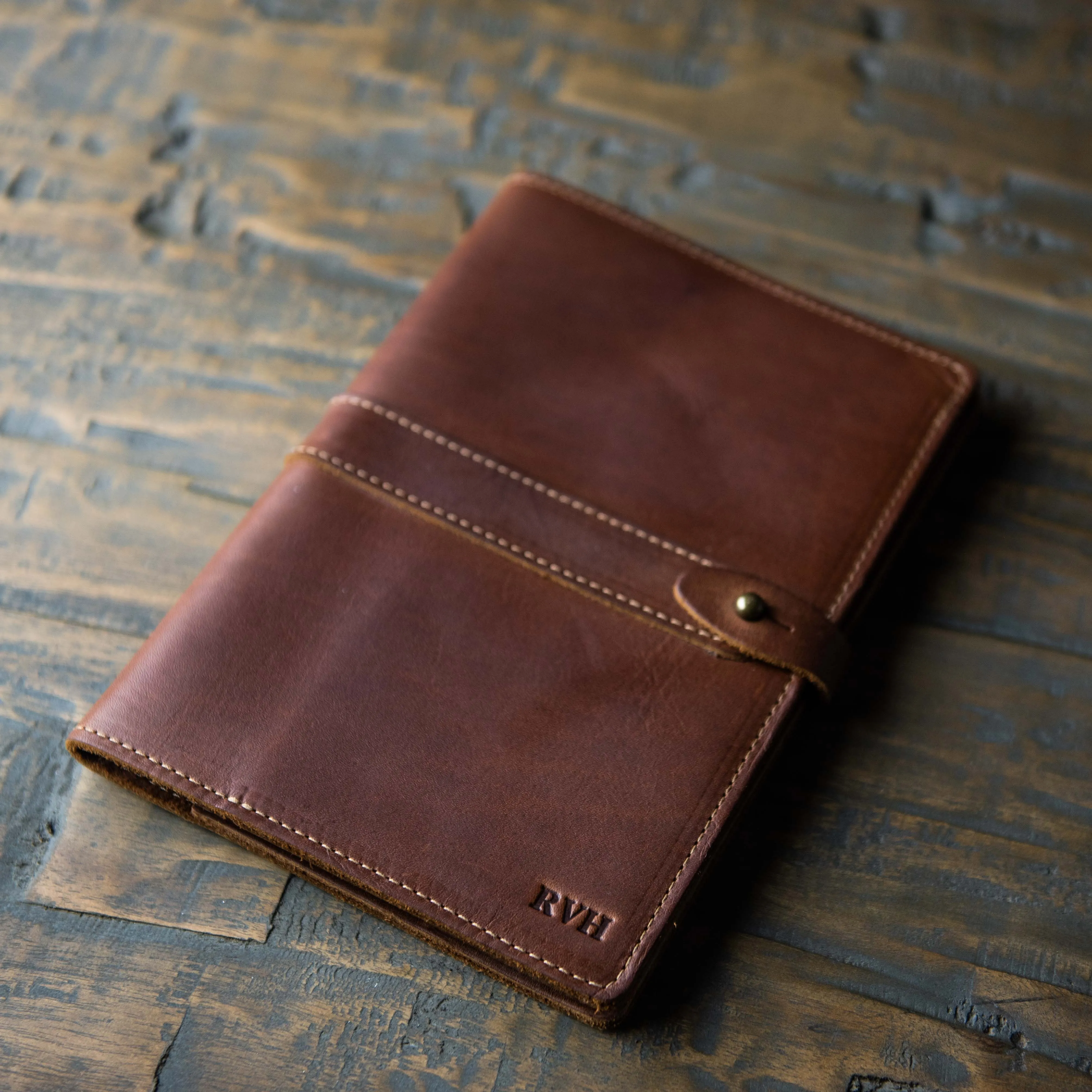 The Texas Inventor Personalized Fine Leather A5 Moleskine Journal Diary with Texas Logo