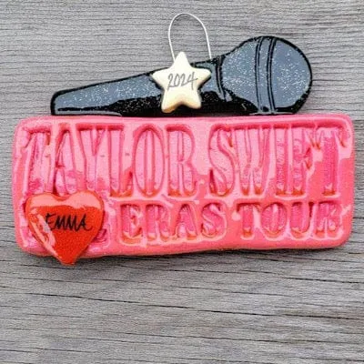 The Tour Ticket Christmas Ornament