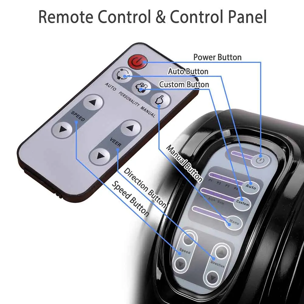 TheLAShop Foot and Leg Massager with Remote