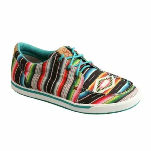 Twisted X Women's Black Serape Hooey Loper Casual Shoes WHYC008