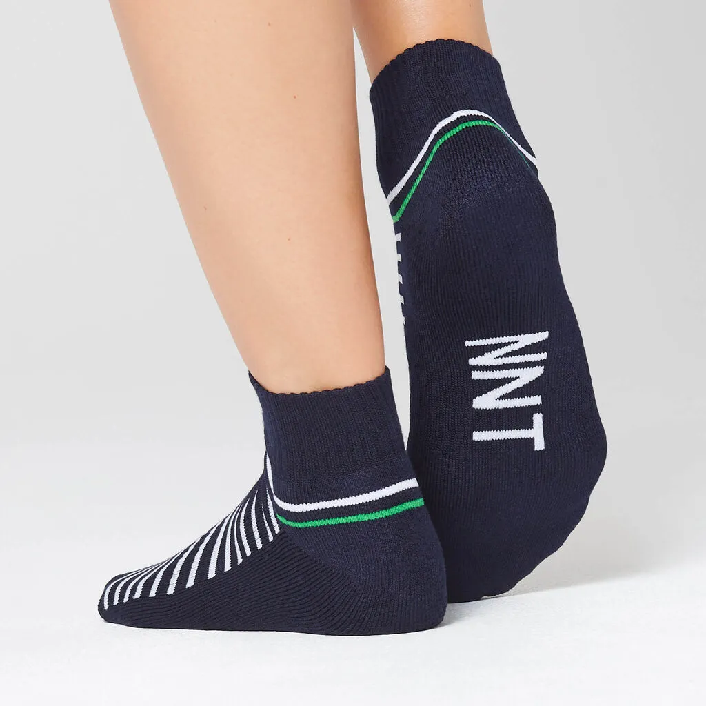 Unisex Bamboo Stripe Sports Ankle Socks - CATKDP