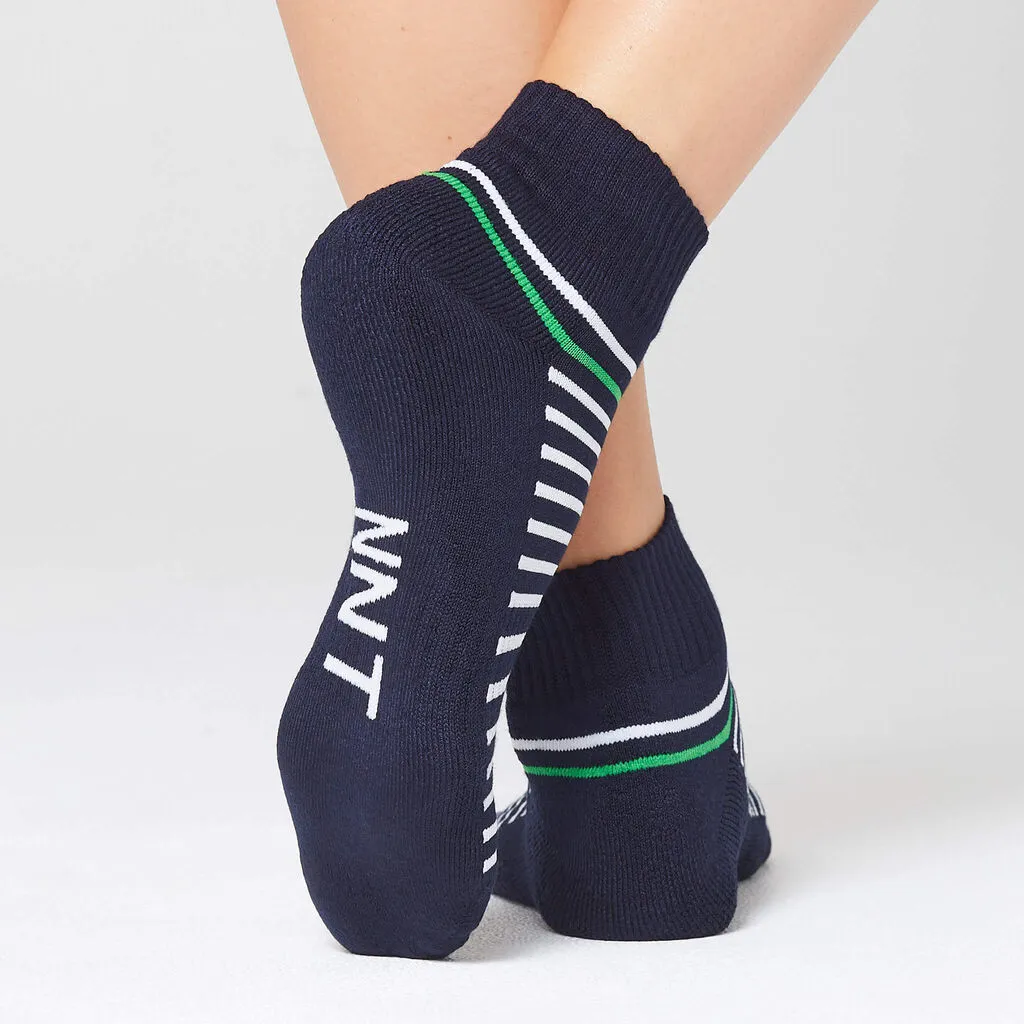 Unisex Bamboo Stripe Sports Ankle Socks - CATKDP