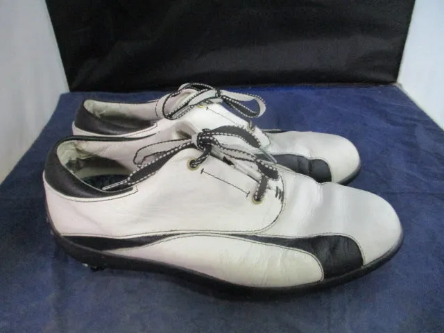 Used FootJoy LoPro Collection Golf Shoues Adult Size 8.5 - worn heels