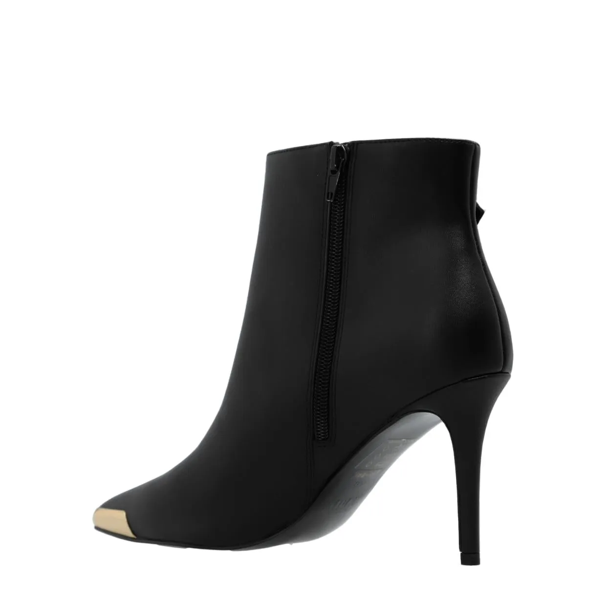 Versace Jeans Couture Baroque Buckle Black Ankle Boots