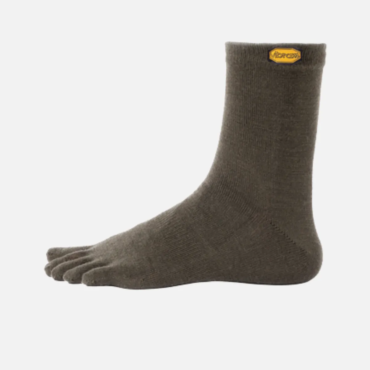 Vibram Five-Finger Wool-Blend Crew Socks (Militrary Green)