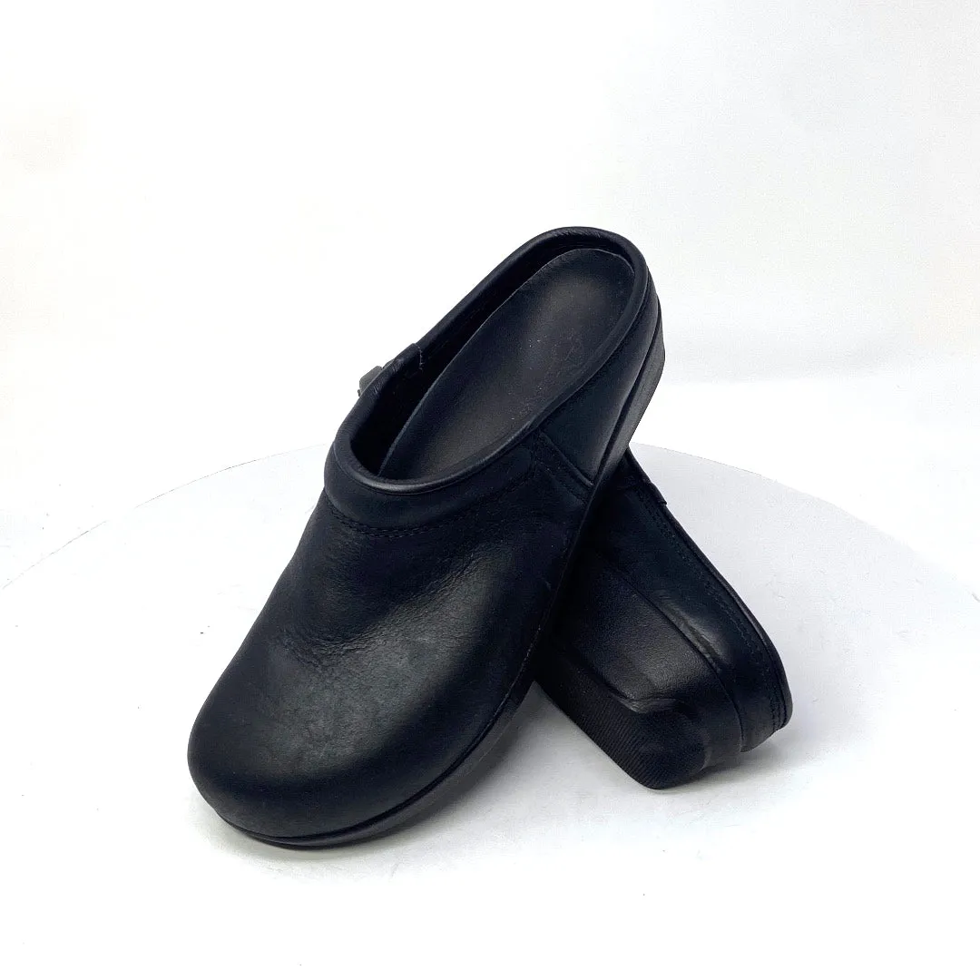 Vintage Ana-tech Malibu Soft Leather Clogs 8559