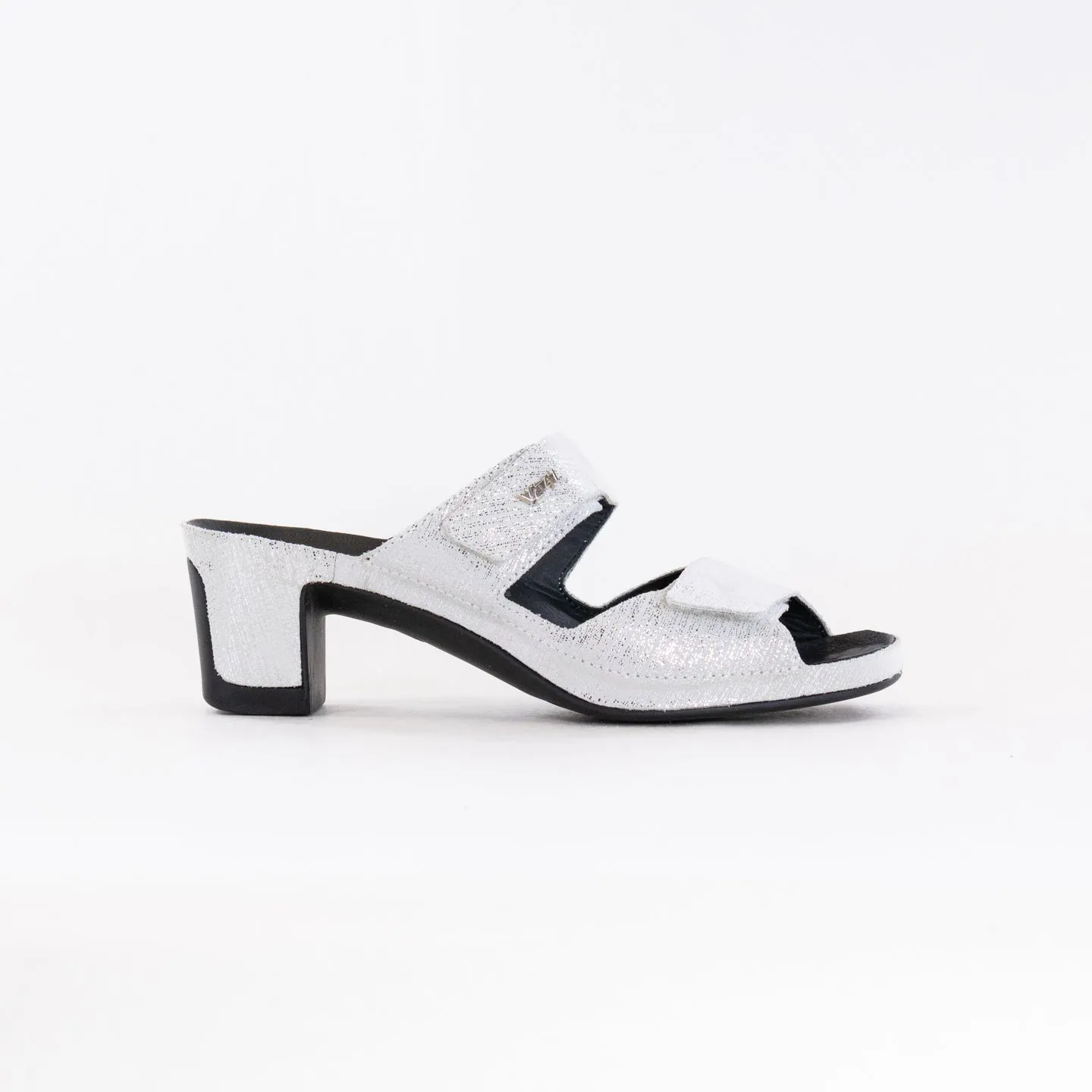 Vital Joy Mule Sandal (Women's) - Silver Metallic Leather